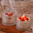Creative Strawberry Scented Candles In Glass