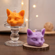 Creative purple candles Halloween Decor Fox Head Scented Candles