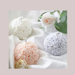 Custom Wedding Candles Rose Flower Ball Scented Candles
