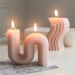 Home Decor Candel S Shape Decorative Aromatic Candles