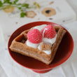Ins Strawberry Cake Waffle Gourmet Candles Scented